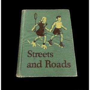 Streets And Roads Vintage Book Scott Foresman Basic Readers 1946 Edition